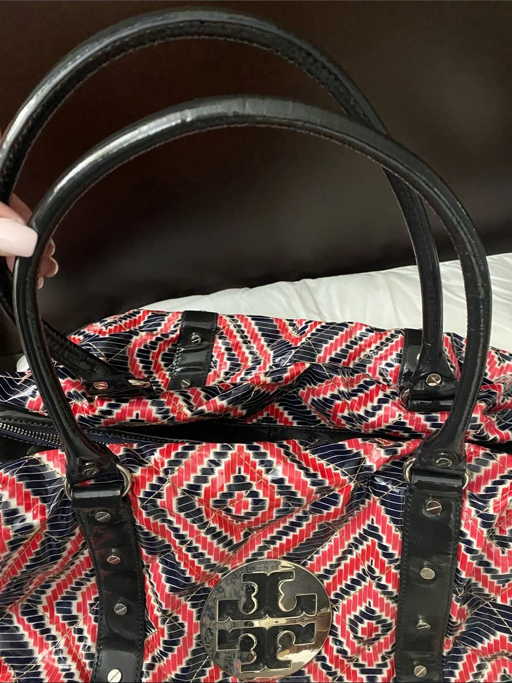 Tory Burch Travel Set Weekender Carryon Luggage Oversized Duffle Bag & Tote